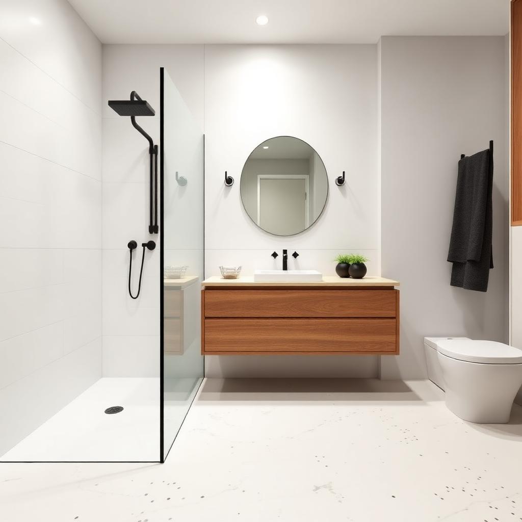 Master Ensuite, Hawthorn after renovation