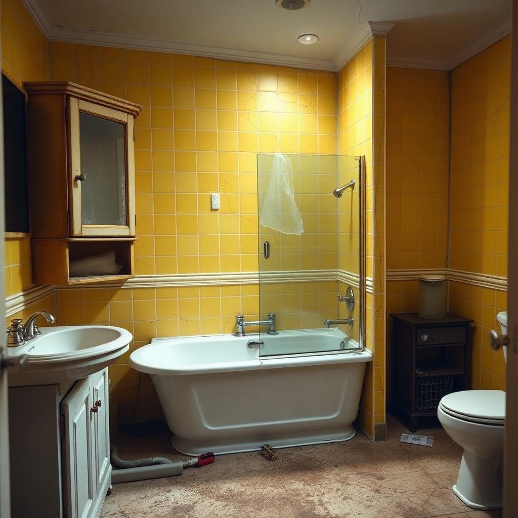 Main Bathroom, Camberwell before renovation